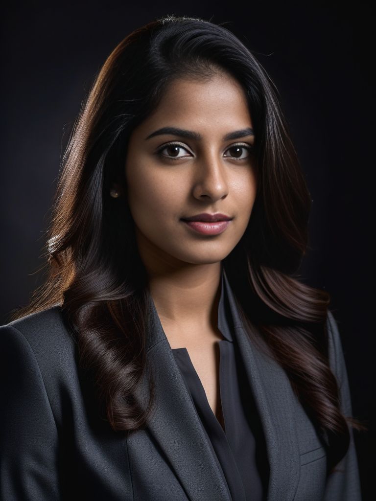 Smiling businesswoman
