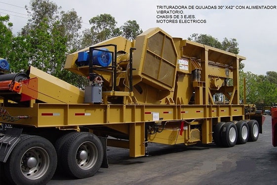 ARVI - TRITURADORA DE QUIJADAS PORTATIL CON ALIMENTADOR VIBRATORIO GRIZZLY