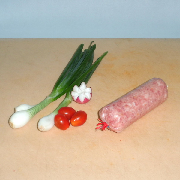 HAMBURGUESA GRUESA :MAGRA DE CERDO CON SEMILLAS DE MOSTAZA PARA UNTAR