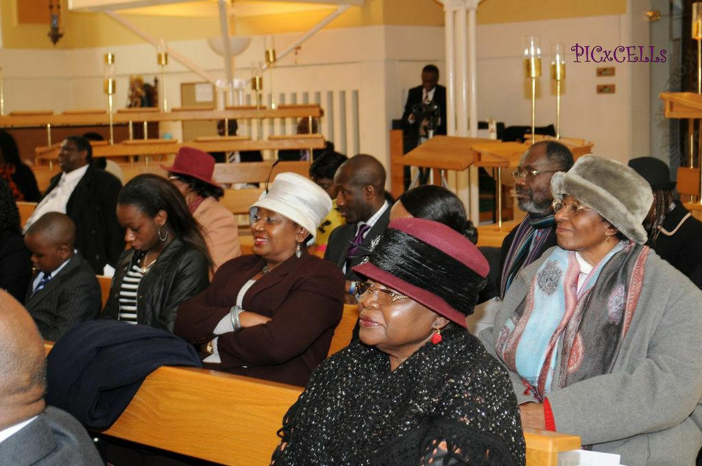 Guests at the Thanksgiving Service