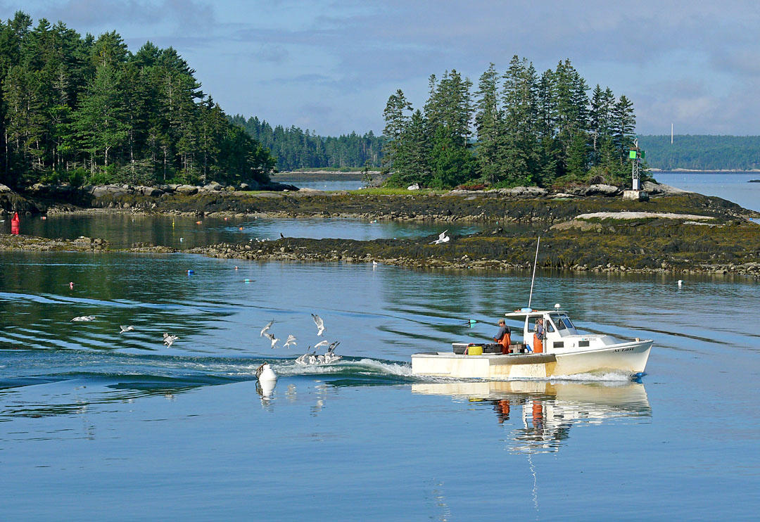 Lobstermen on the Coast of Maine