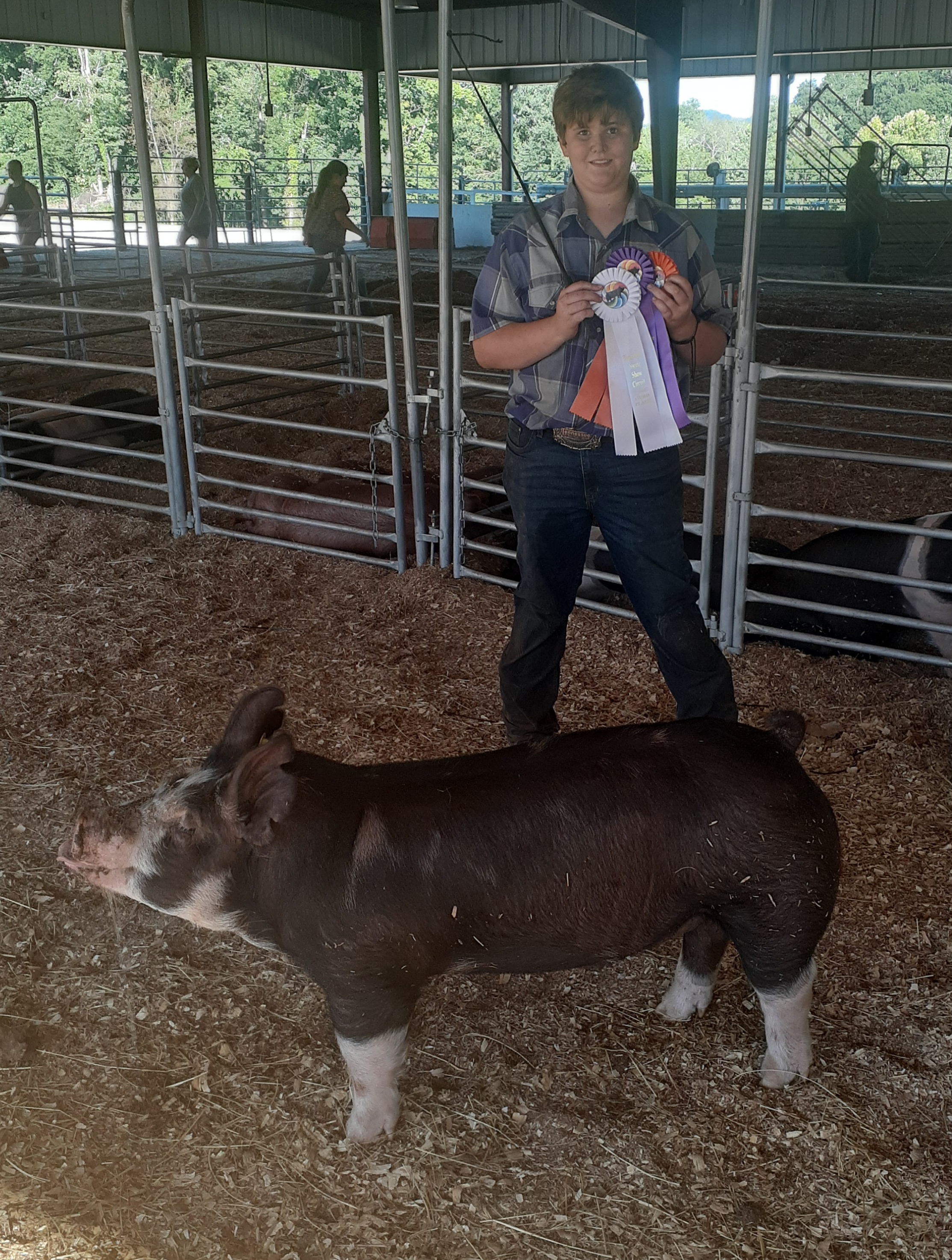 Tylan Lusk
2022 Summertime Classic
Champion Berkshire Barrow 
Open Show
Champion Berkshire Barrow 
TN Bred Show
4th Overall TN Bred Purebred Barrow