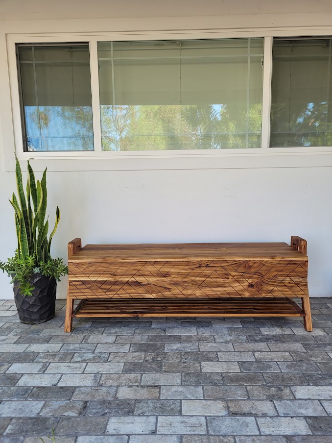 Project - Eastside Costa Mesa Mid-Century Teak Bench