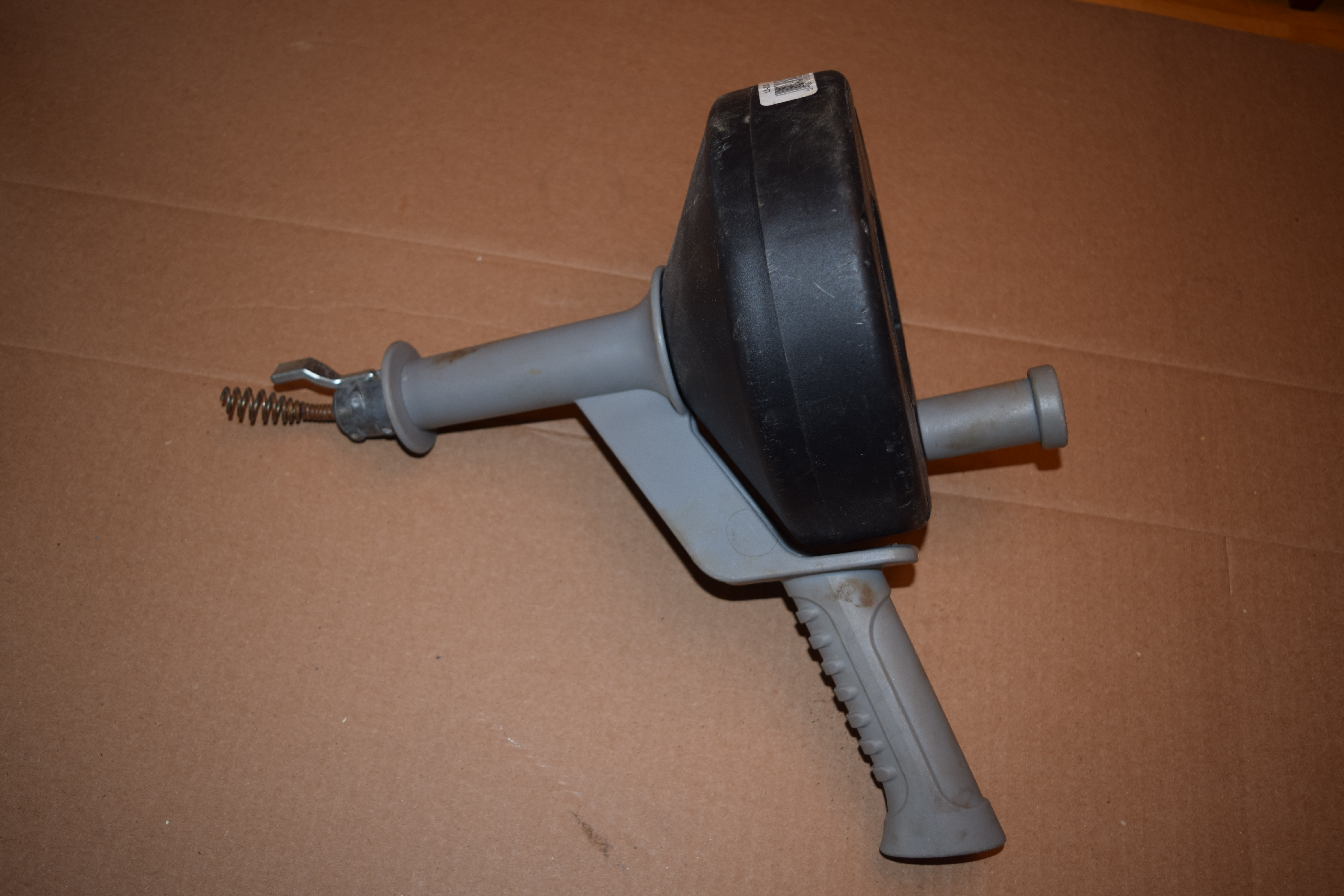 1/4" x 20' Pistol Grip Drum Drain and Sewer Snake Auger (Model LX-85200 by Cobra) 