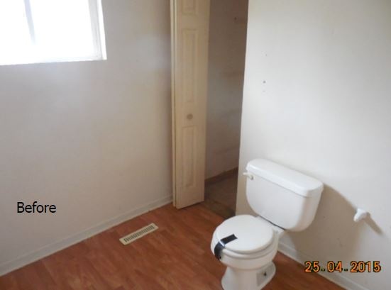 Before Toilet Renovation