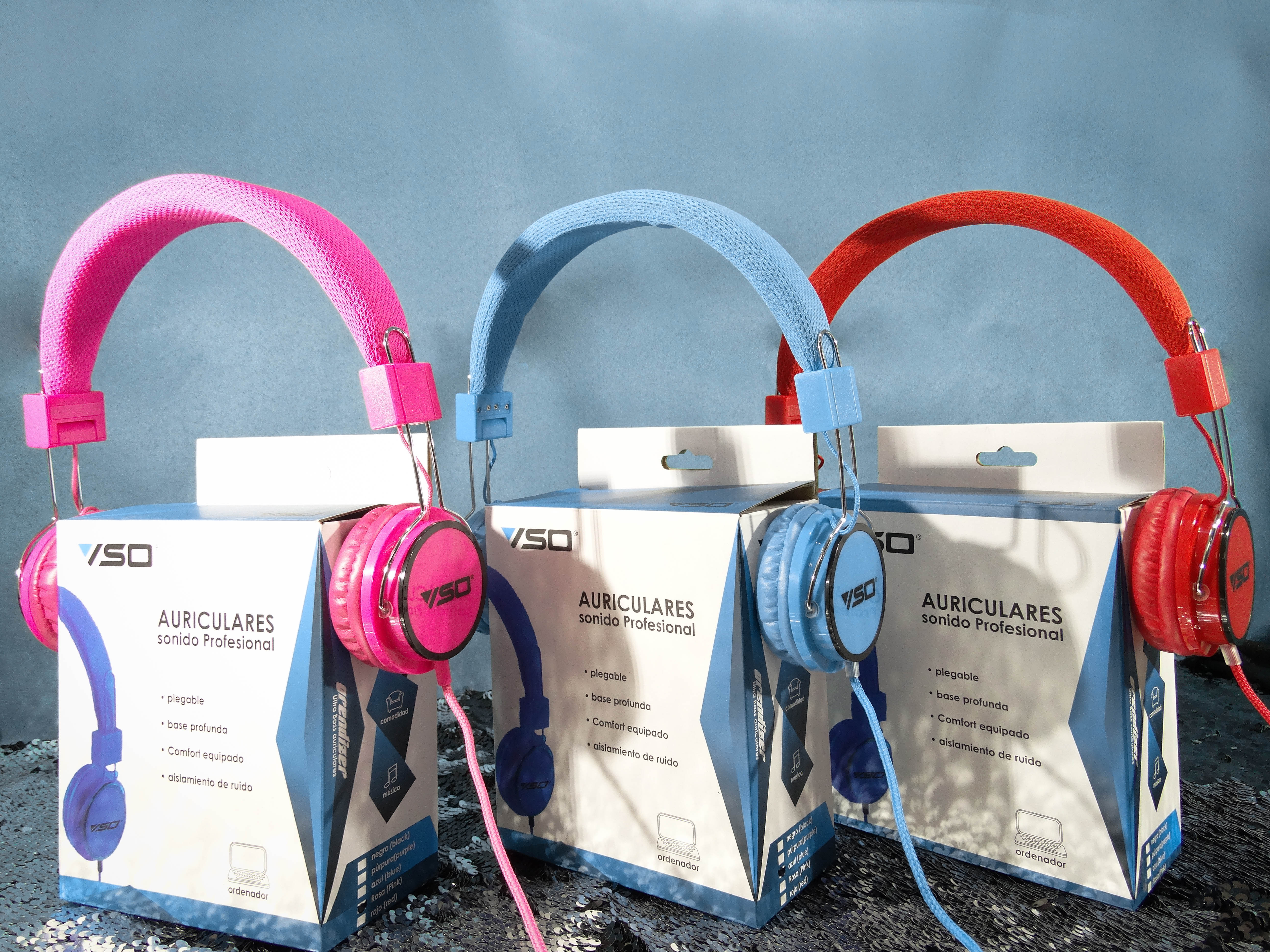 VS-9076B
AUDIFONO ALAMBRICO AUDIO ESTEREO 