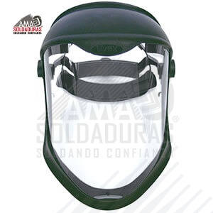 PROTECTOR FACIAL BIONIC
Descripción: Protector facial que ofrece excelente óptica que incrementa la visibilidad. Diseño ergonómico, combinando una protección superior. Ergonómicamente balanceado. Ofrece una protección incorporada para el mentón y cobertura extendida en la parte superior de la cabeza. Cuenta con varias posiciones para cualquier aplicación. Recomendado para trabajos en los que se requiera protección para toda la cara, donde se maneja temperatura, impactos, etc.