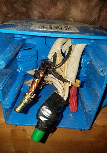 Repaired Electrical Wiring Repaired Electrical Wiring