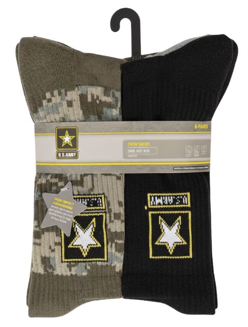 439S403317TA-OLV
6PK U.S. ARMY 
CREW SOCKS  SHOE SIZE 6-12
UPC 193159217846
60 CS PACK
