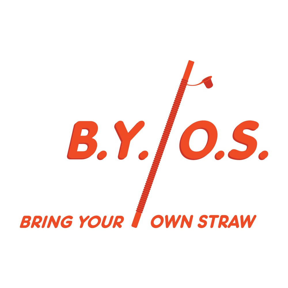 Bring your own reusable straw
