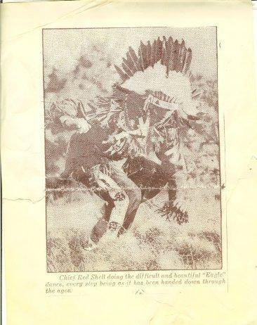 Ms'qui-Annah (Red Shell or Clarence Manter Wixon, Sr.) husband of Lucretia Tinkham-Wixon.  Wampanoag circa 1928