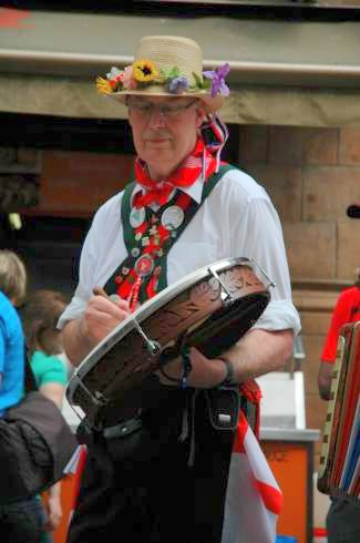 John keeping the beat going
