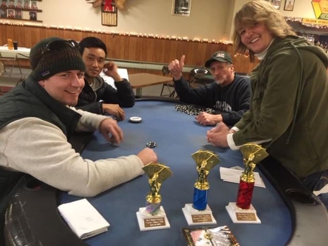 2019 TOC final three; Rob Bigelow, Nima Sherpa, Alvin Switzer, Dealer Joyce Jenness