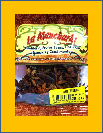 ANÍS ESTRELLA
20 GRS