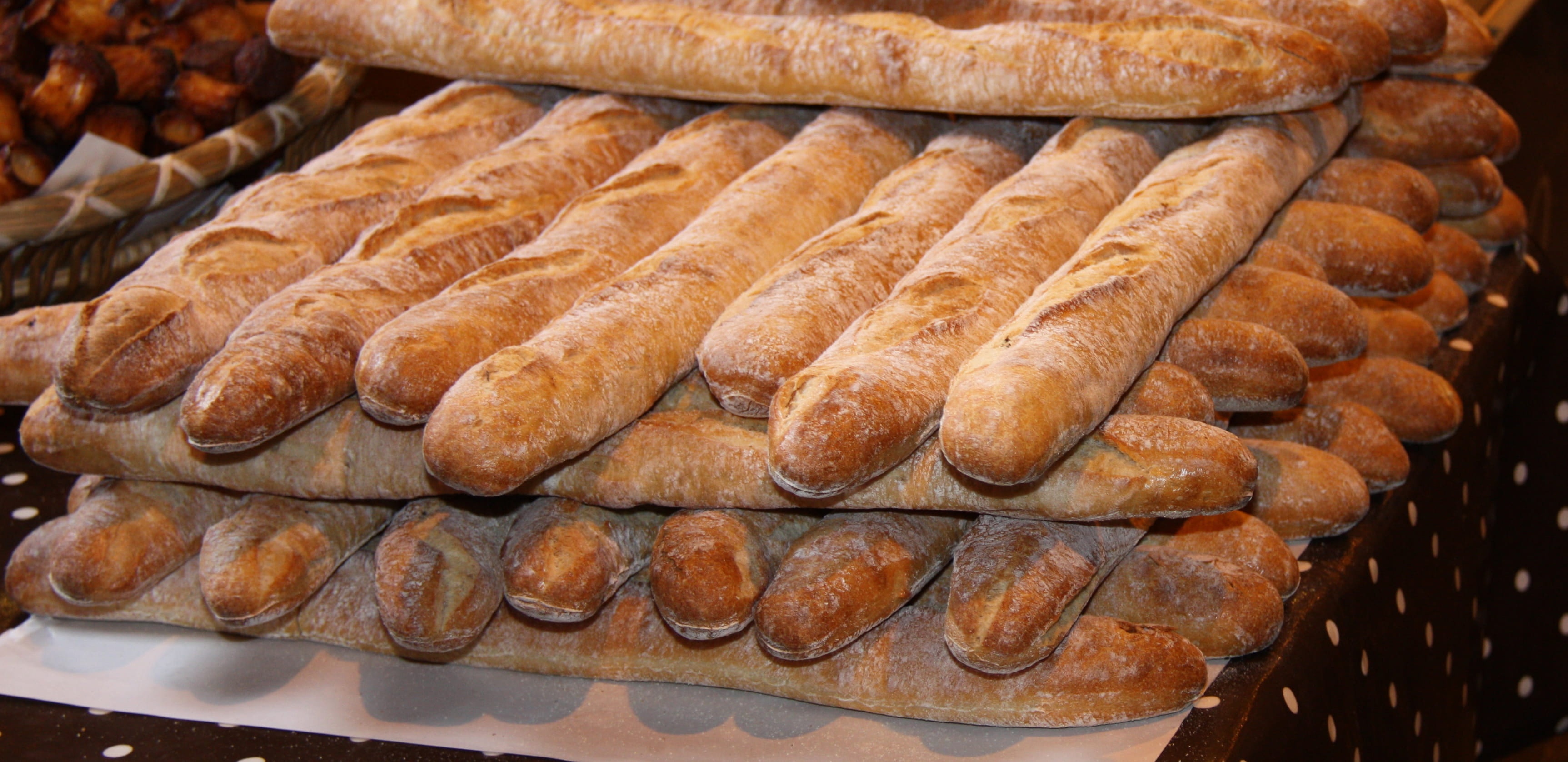 Fresh Baked French Stick Loaves