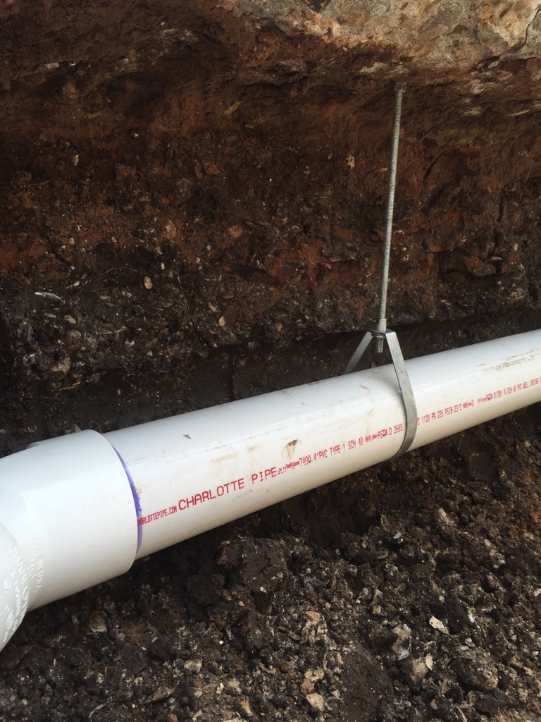 New Sewer Drain Line