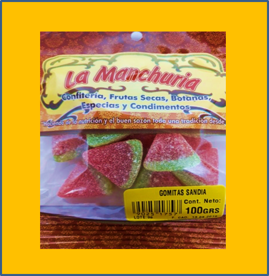 GOMITAS SANDÍA
100 GRS