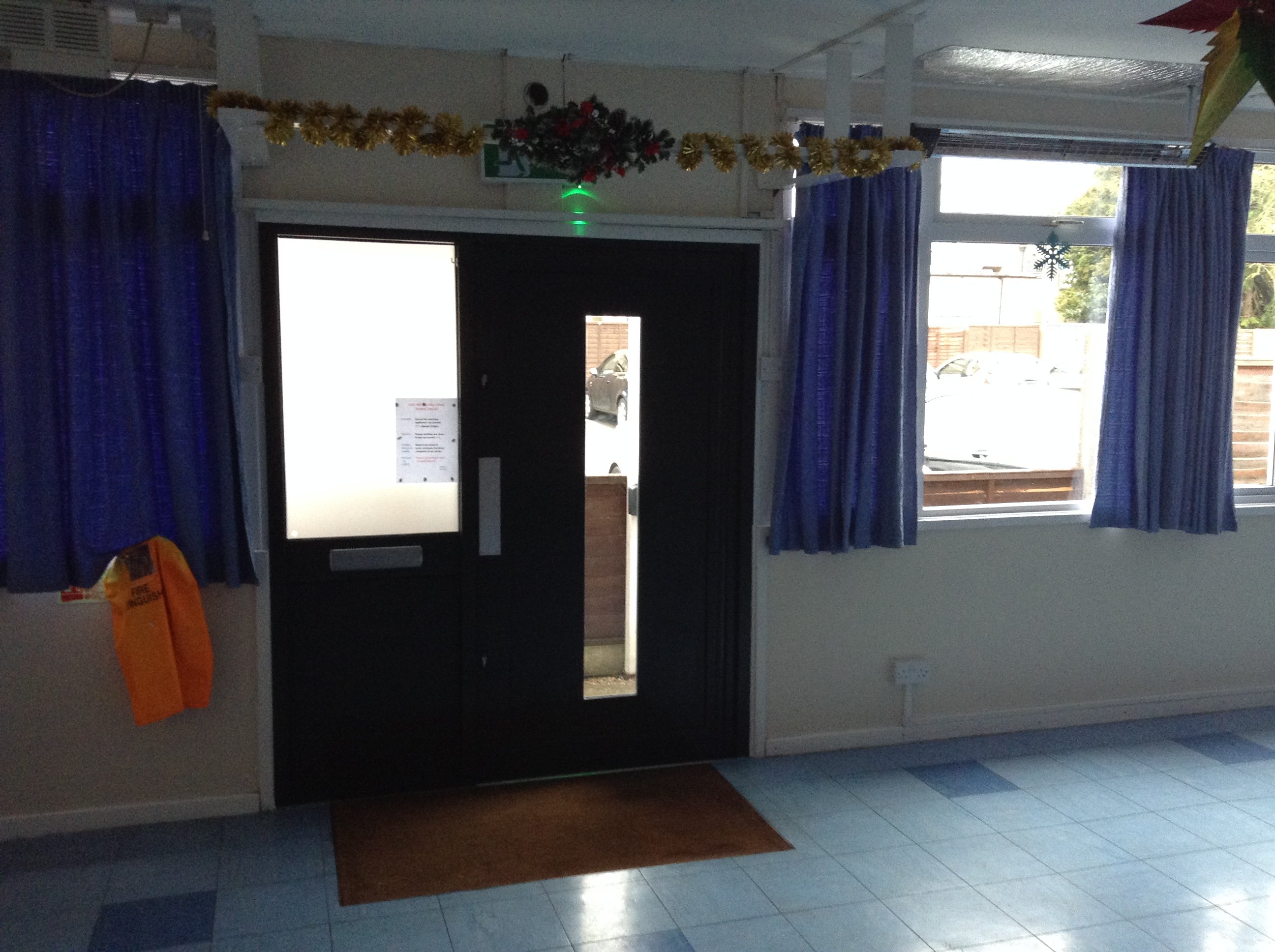 Our new door! Thanks to the Beds & Luton CFLLA Ltd Fund