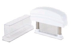 ABLANDADOR DE CARNE

Descripción:
ABLANDADOR DE CARNE 16
CUCHILLOS

Código:MCACCABL03