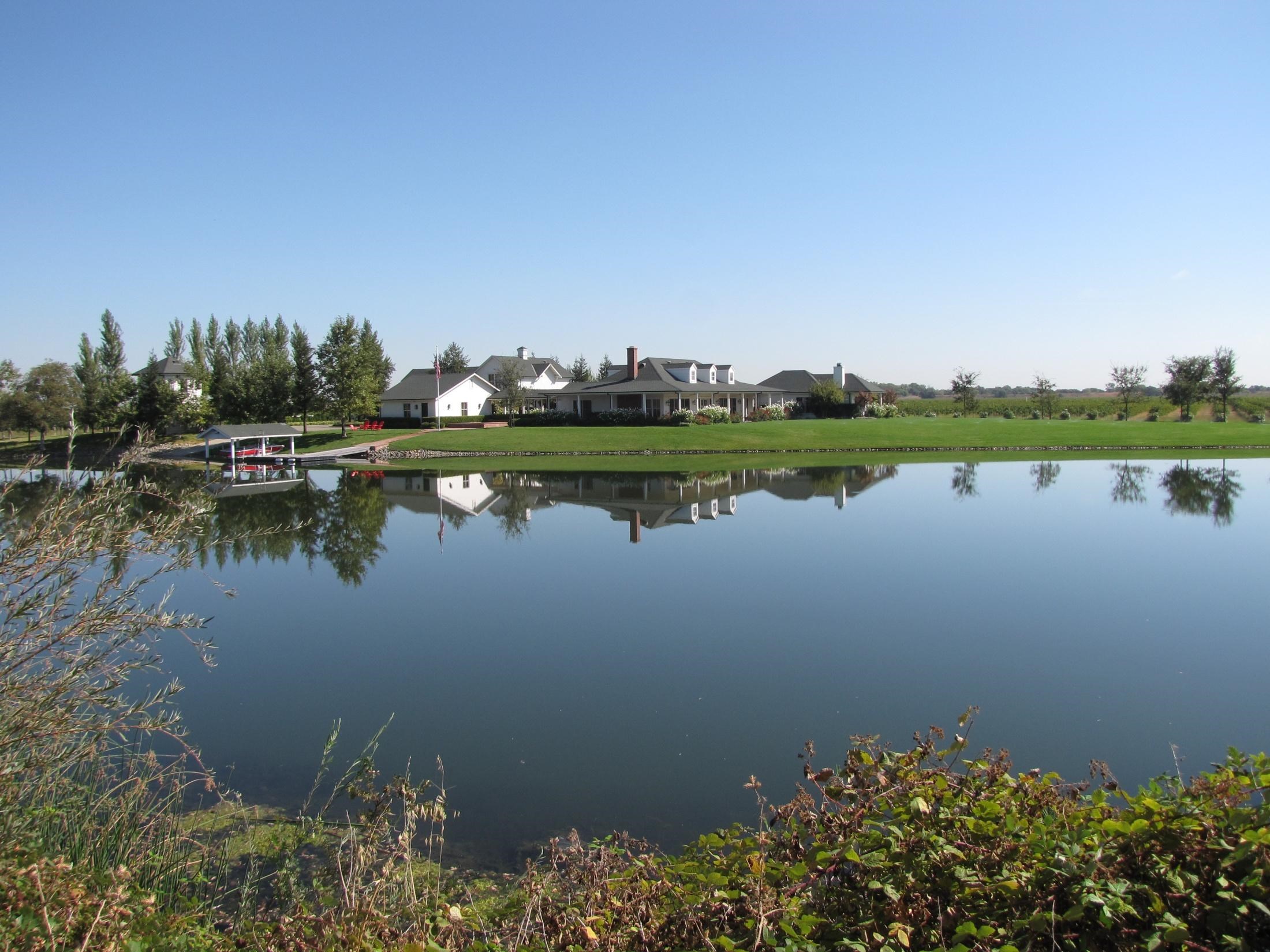 Mansion With Boat Dock