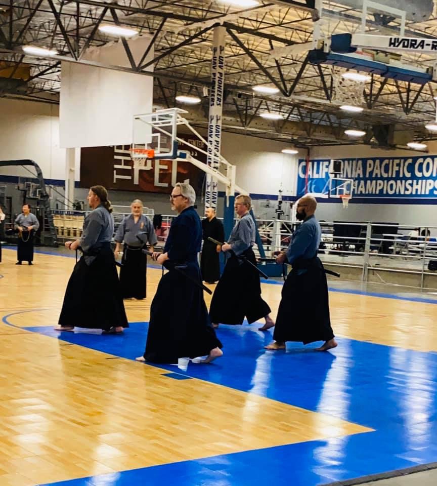 Pre-taikai embu practice.