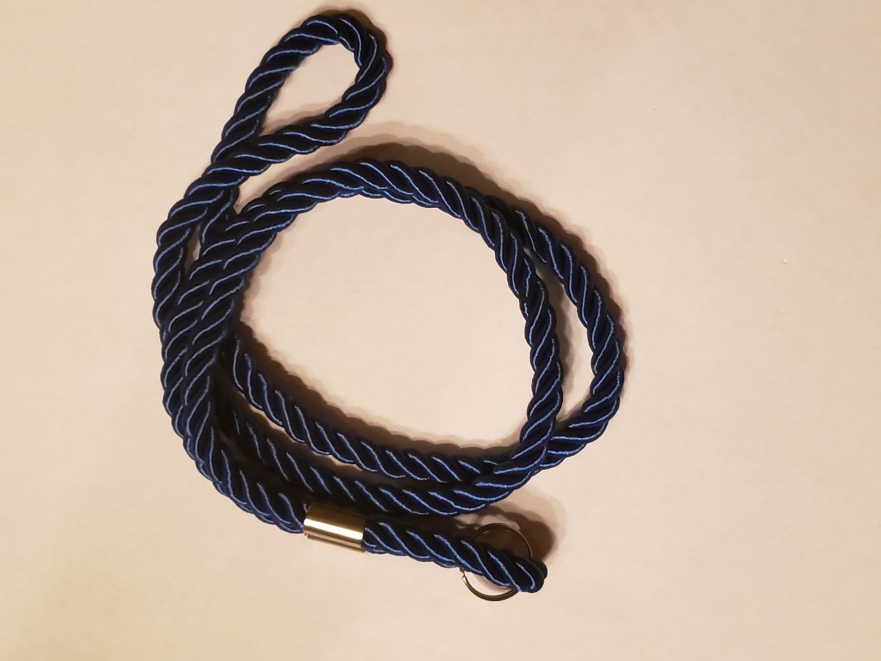 Black Rope Clergy Cord 