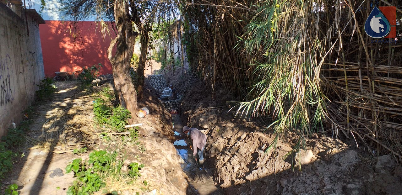SONDEO DE DRENAJE NE LA BARRANCA  DEL TERRENO