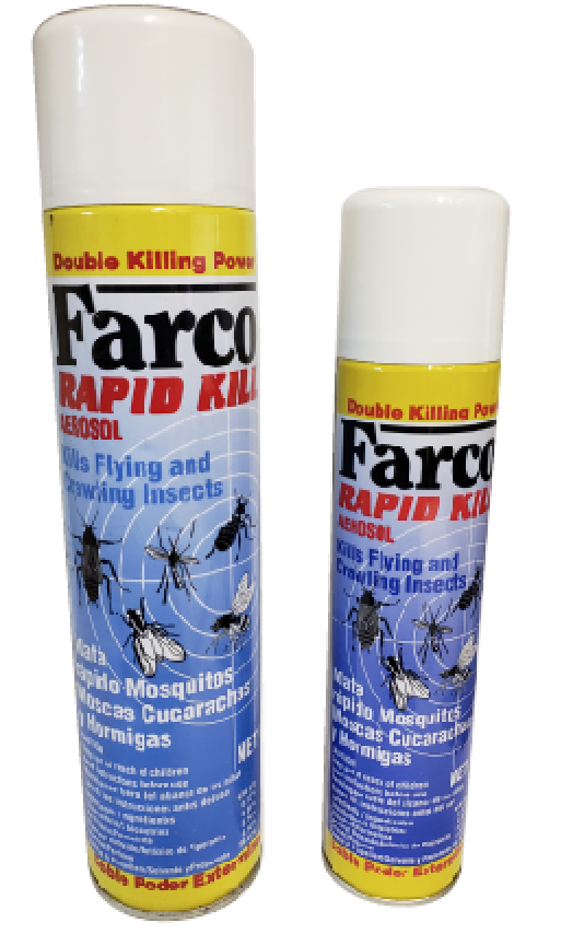 Insecticida Rapid Kill 12/600 ml y 12/400 ml
Códigos: 2519 y 2518