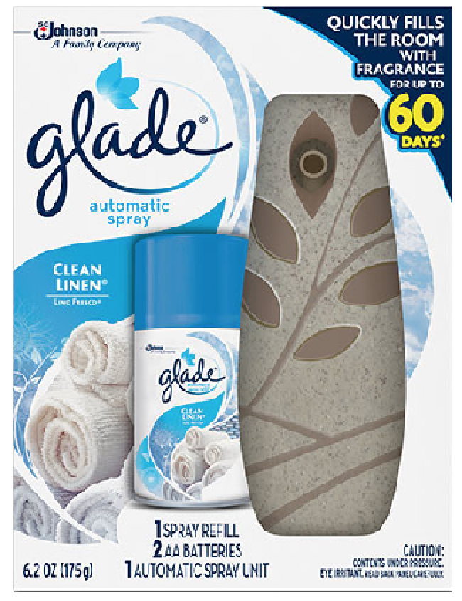 Combo Ambientador Electrónico Clean Linen Glade
Código: 11672