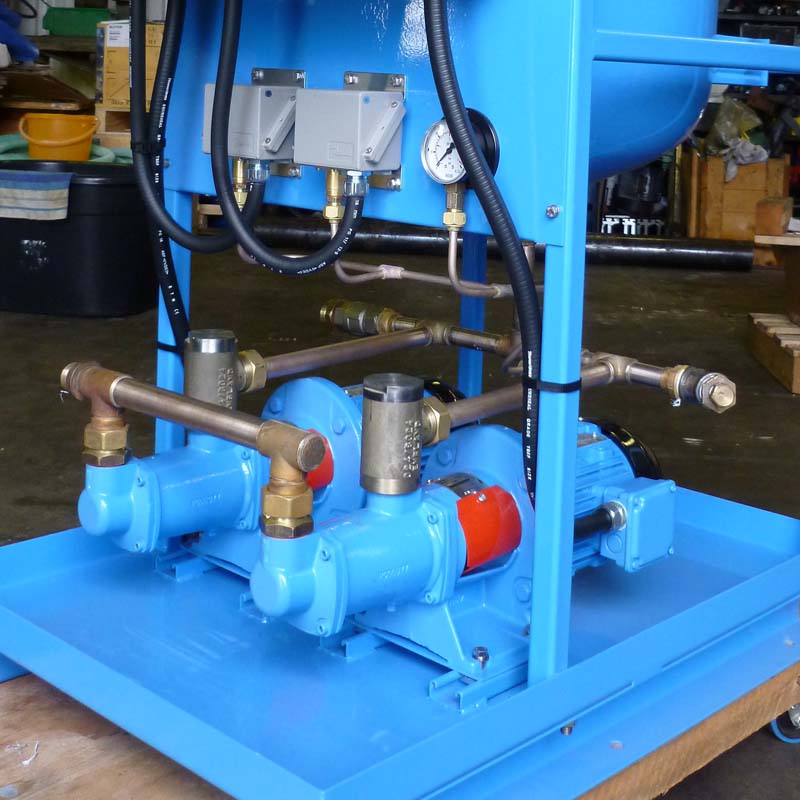 Twin pump pressure set