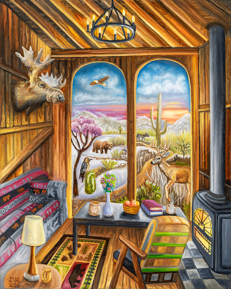 Cabin View
30 X 24 Original Oil
$3000
2025