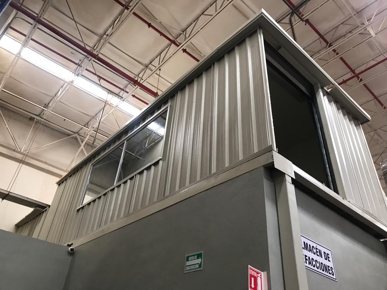 Instalación de caseta multipanel