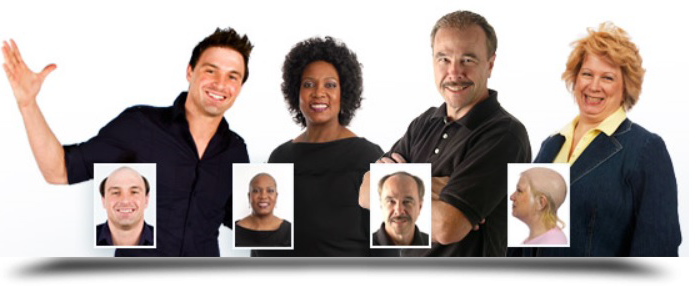 Group of smiling people