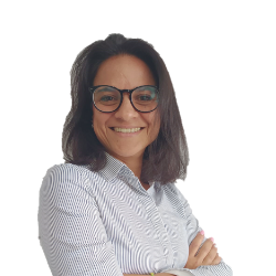 Smiling businesswoman