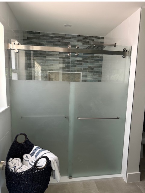 Shower doors Custom made to fit your opening.