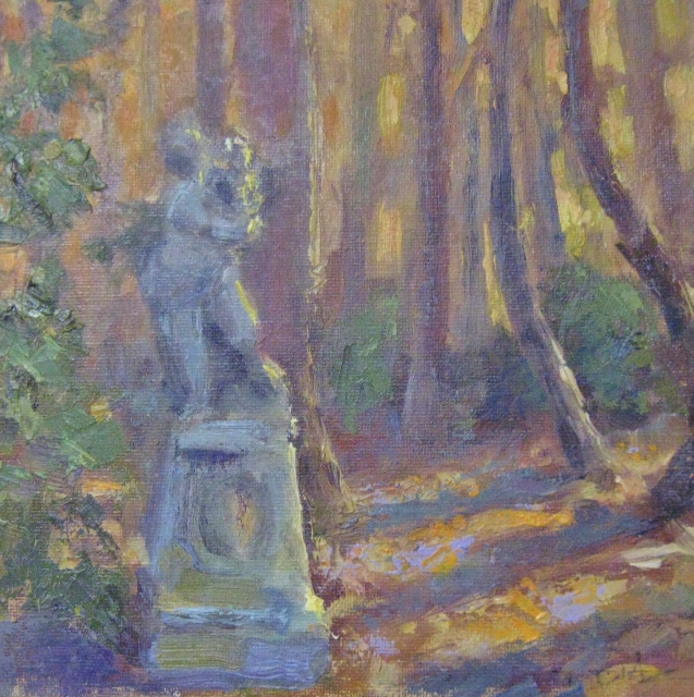 Diaz, Morning Glory, 8" x 8" Oil