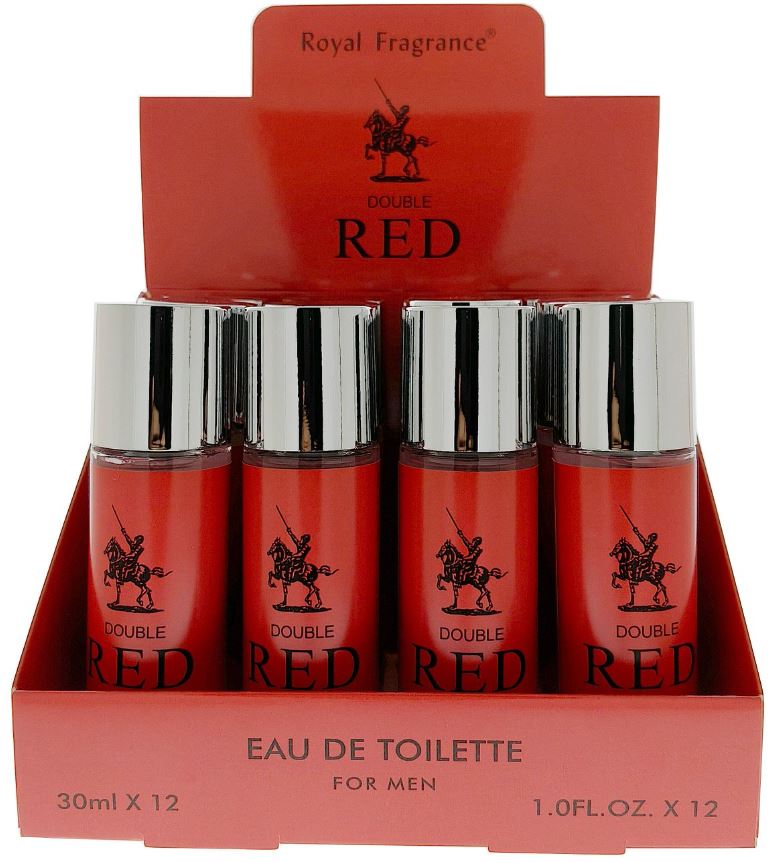 DOUBLE RED TRAVEL SPRAY 
12 PC DISPLAY
78106