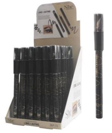 EB06BK
EYEBROW PENCIL W/SHARPENER BLACK
