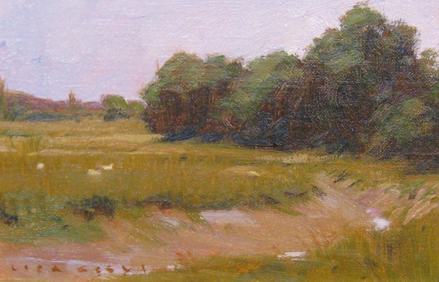 Egeli, French Pasture, 4x6 Oil