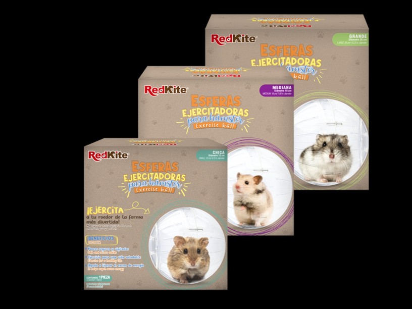 ESFERA EJERCITADORA 
TRANSPARENTE P/HAMSTER