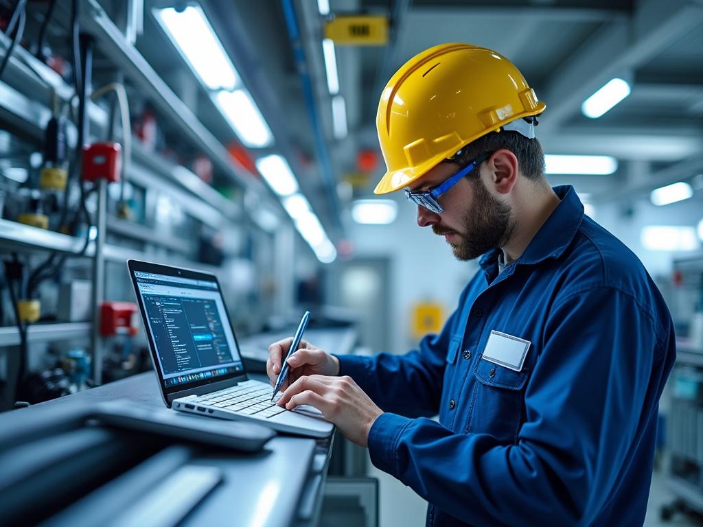 Personas trabajando en una oficina moderna con ventanales grandes y clima soleado.