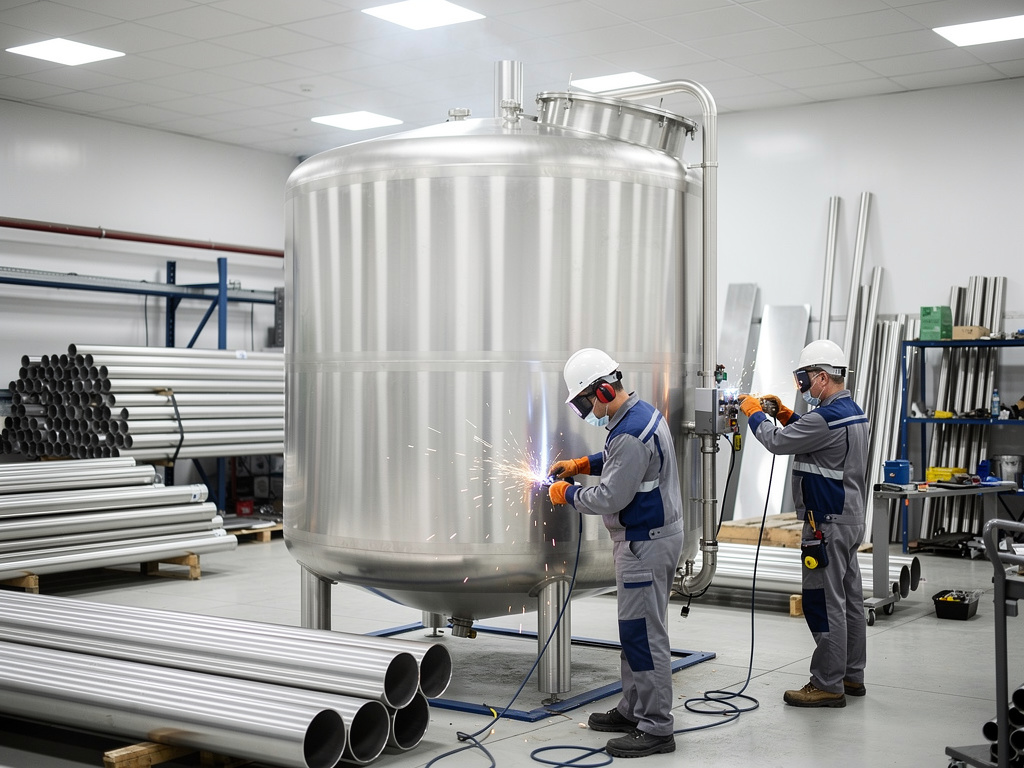 Fabricación de Tubería y Tanques en Inoxidable