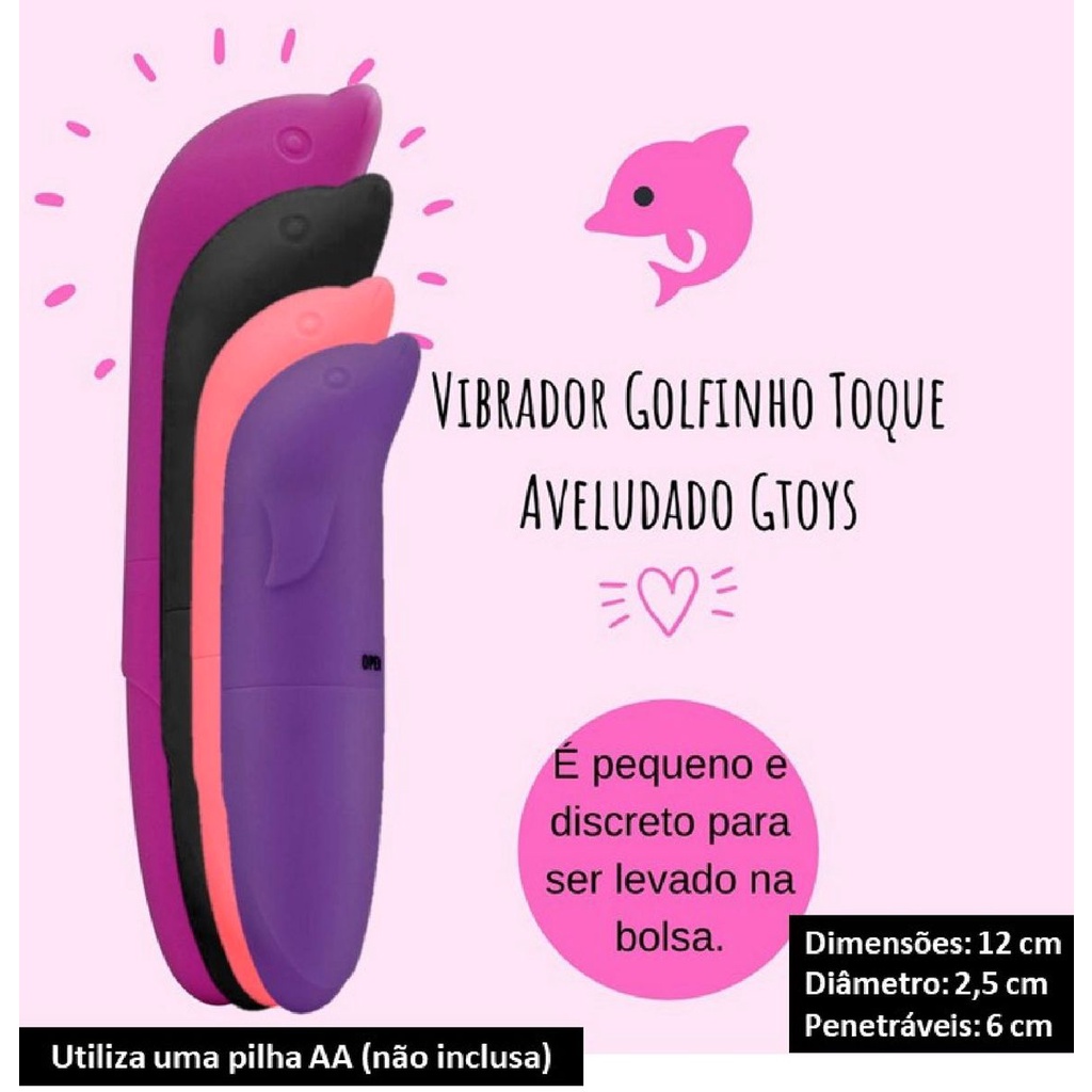 Vibrador Golfinho Ponto G.

R$50,00