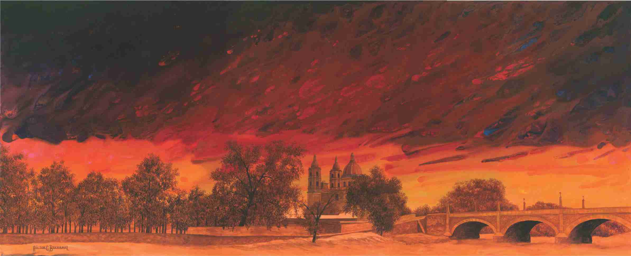 Técnica: Acrílico
Dimensión: 50 x 122 cms.