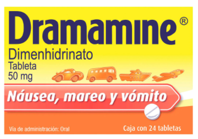 El dimenhidrinato se usa para prevenir y tratar las náuseas, los vómitos y el vahído causados por el mareo por el movimiento
