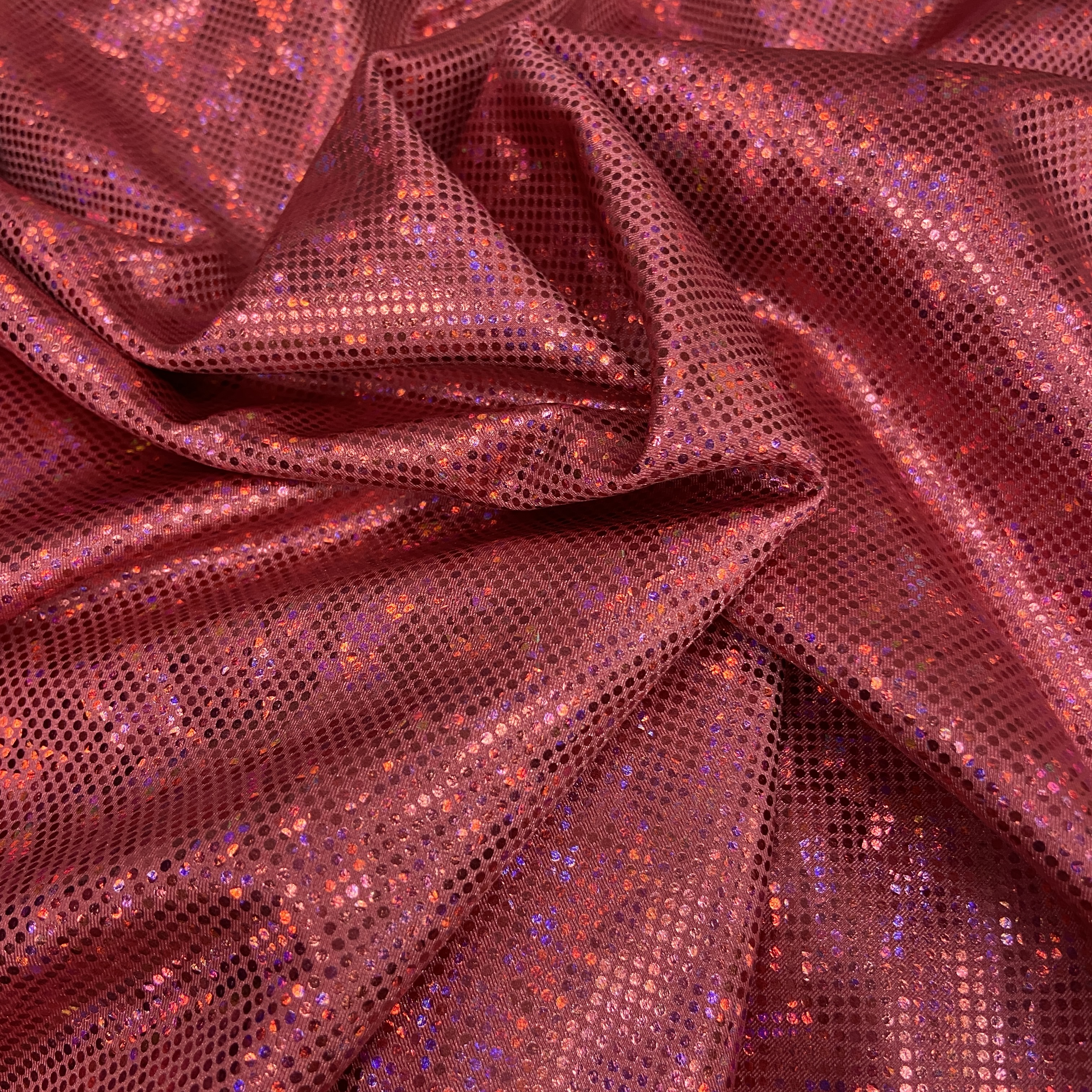 Salmon shattered hologram 