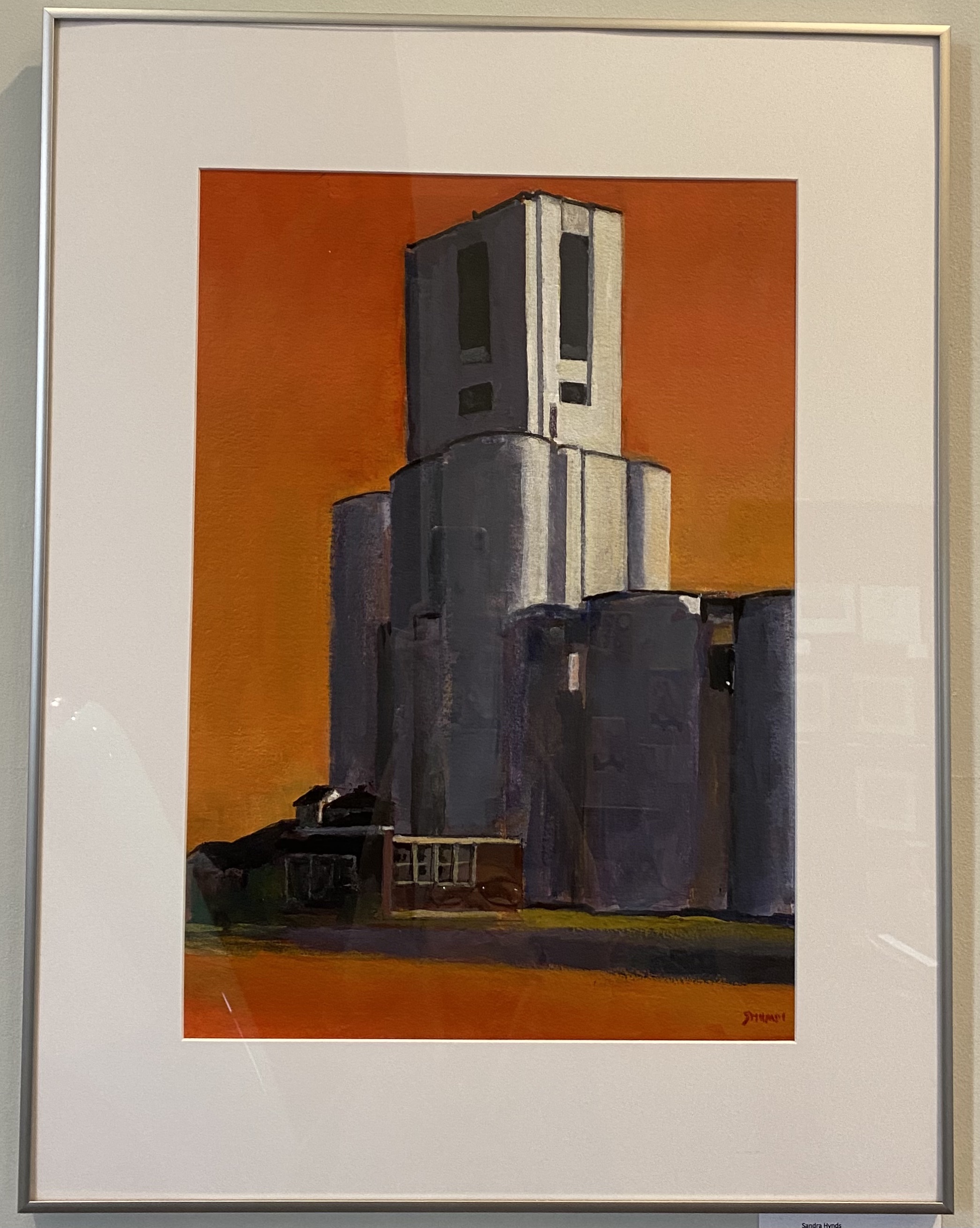Grain Elevator
Acrylic on Paper
27” x 21”
$400.

