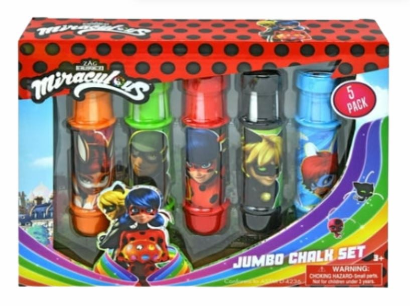 INK-32928-06
5PC JUMBO CHALKS MIRACULOUS
UPC: 087508232928
CASE SIZE: 10x8x12.9 IN
CASE WEIGHT: 4.98 LBS
6 CS PACK
