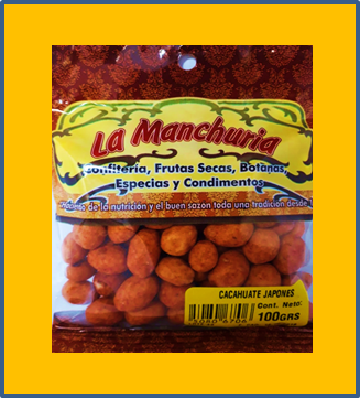 CACAHUATE JAPONÉS
50 Y 100 GRS