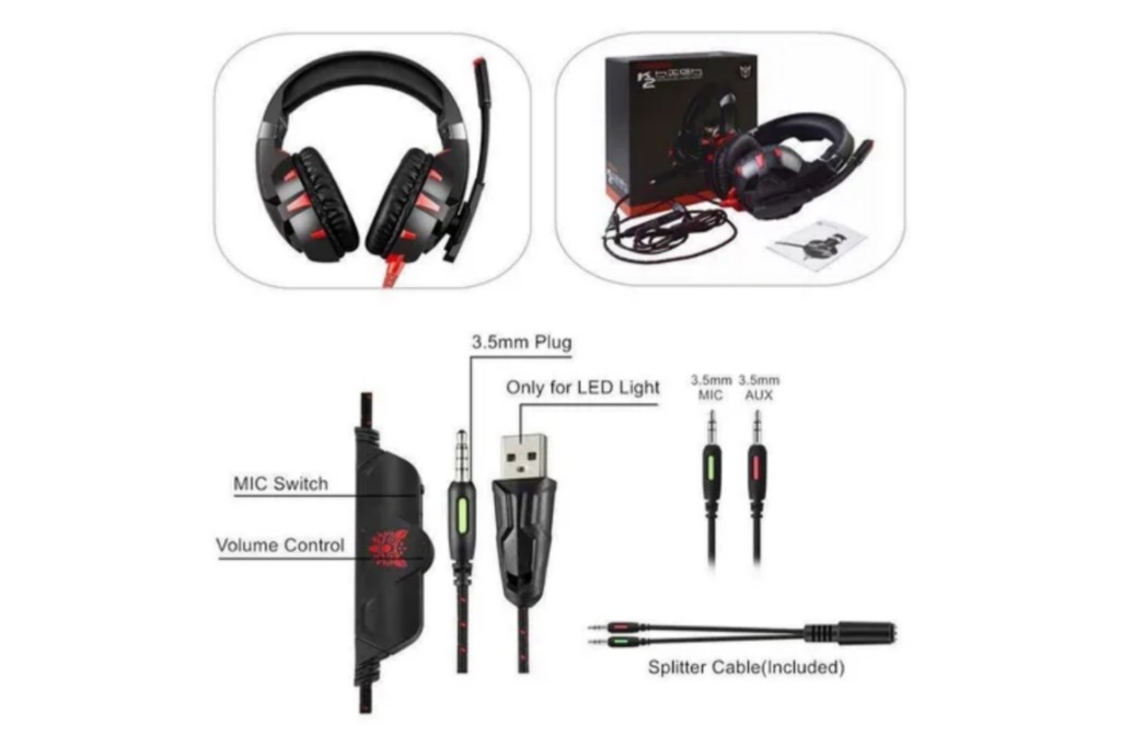 K2 PRO
AUDIFONO GAMER 